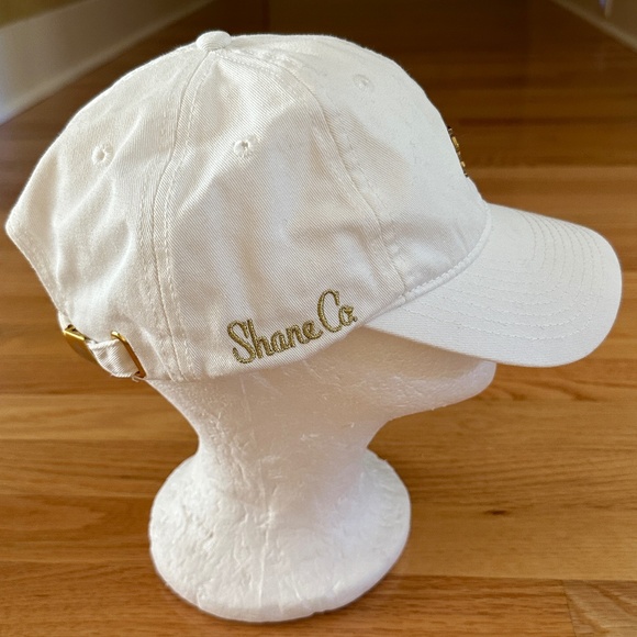 St. Louis Cardinals White Cap Hat Gold Metallic Script Gold Metal Logo Womens - Picture 5 of 13